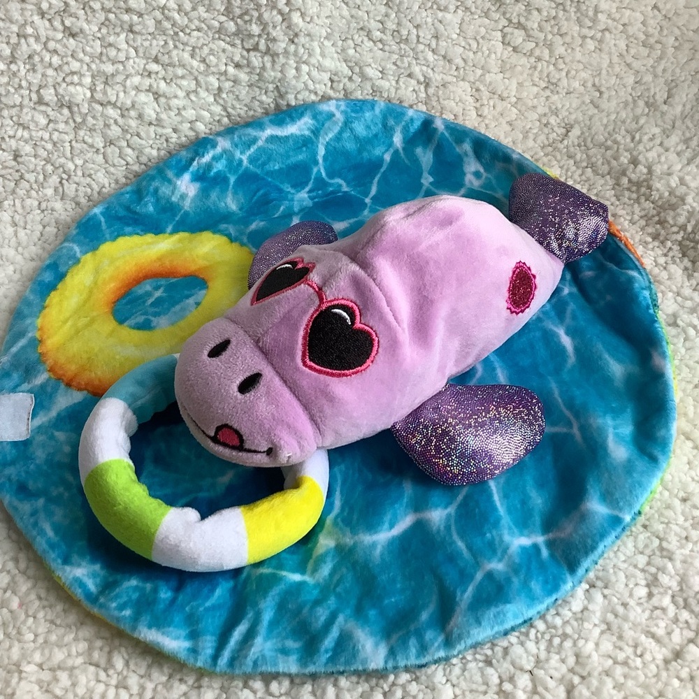 Basic Fun 2022 Cutetitos Islanditos Manateetio Plush w Wrap Stuffed Animal Toy